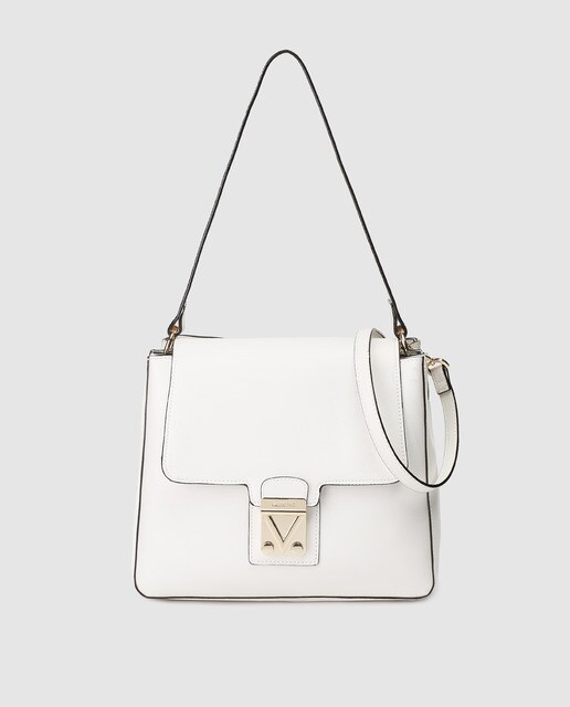 · Hombro Blanco Bolso Asas De Valentino En Con Dos Medias bf76gy