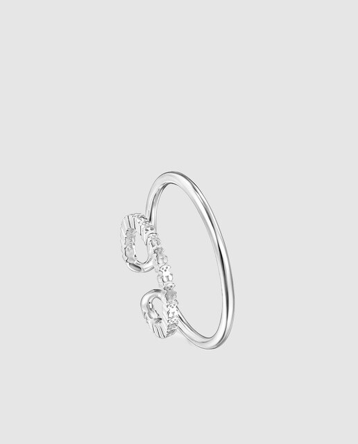 ear cuff plata el corte ingl�s