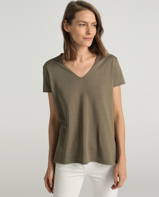 Woman El Corte Inglés - Jersey Con Lino De Mujer Woman Weekend El Corte  Inglés Con Escote En Pico, precio y características - Shoptize