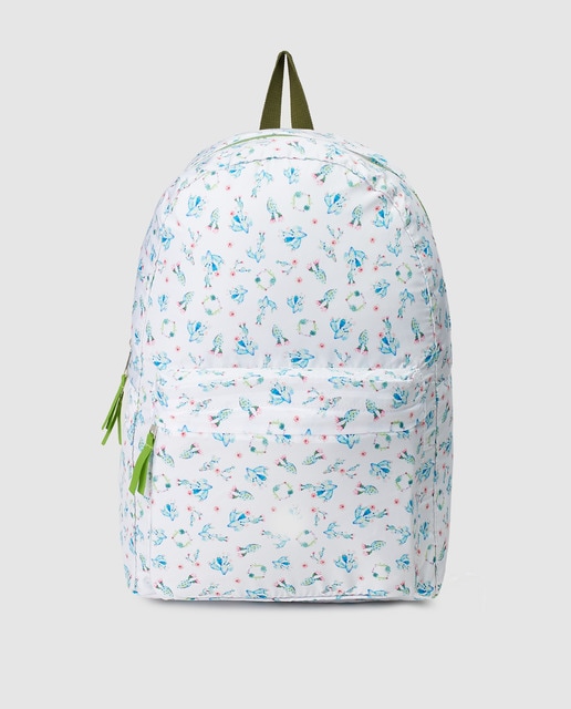 cactus print backpack