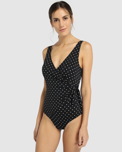 Negro Bañador Con Mujer Lunares Promo En De Collection c3S4jq5ARL