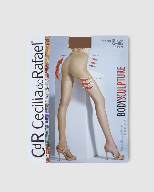 Collants moldadores push-up 15D