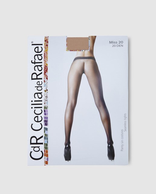 Collants 20D lisos sem costuras