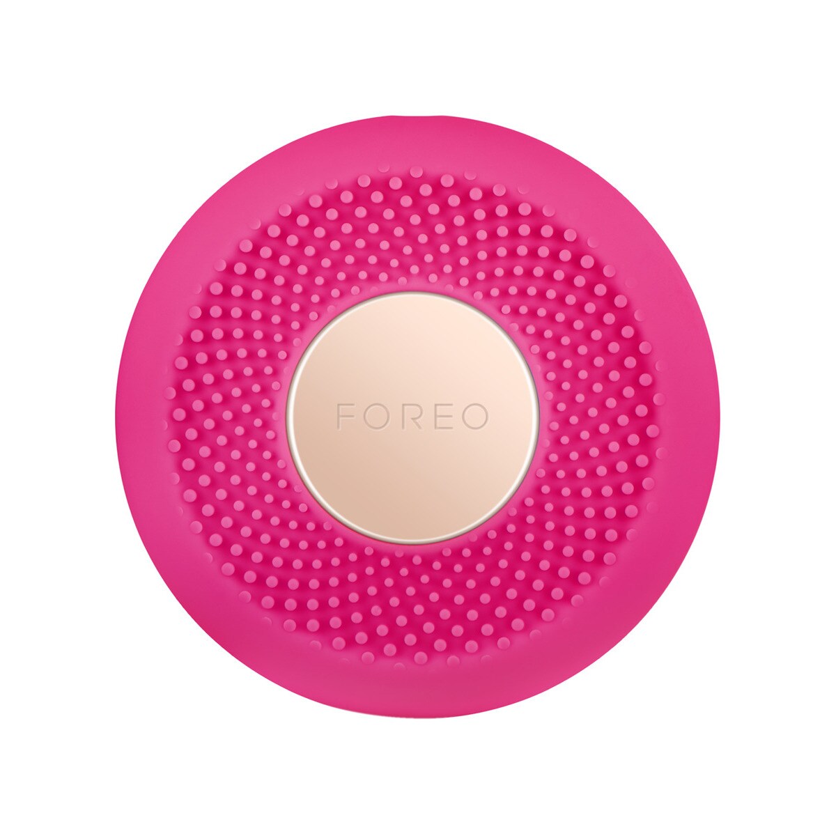 Dispositivo De Tratamiento mascarilla inteligente foreo ufo mini fuchsia facial 90 segundos magento para 2 minutos con luz led espectro completo calor masaje tsonic años