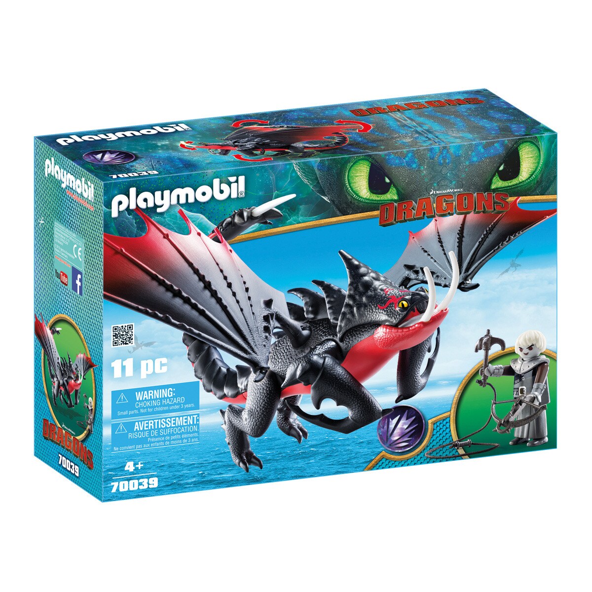 Playmobil Dragons - Deathgripper mit Grimmel 70039
