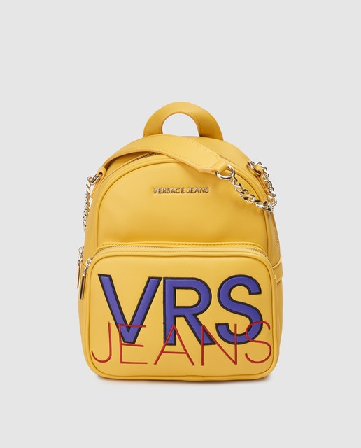 yellow fashion backpack