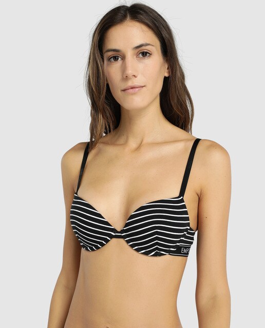 St Tropez Striped Push Up Bra Emporio Armani Fashion El Corte Inglés