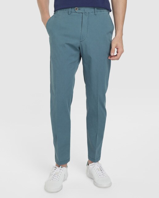 turquoise chinos mens