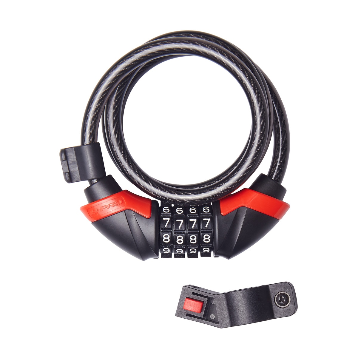 BPRO antitheft cable with combination lock 10 x 1200 mm · BPRO