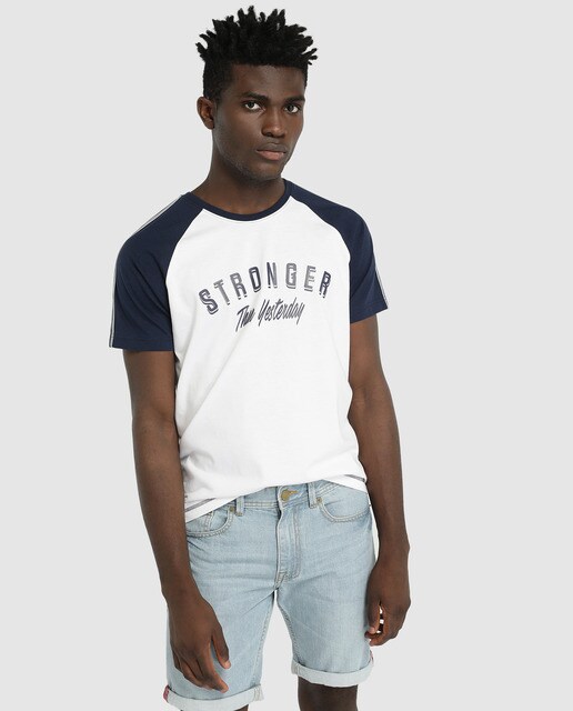 · Easy Inglés Wear El Camisetas Moda Hombre Corte WD9E2HI