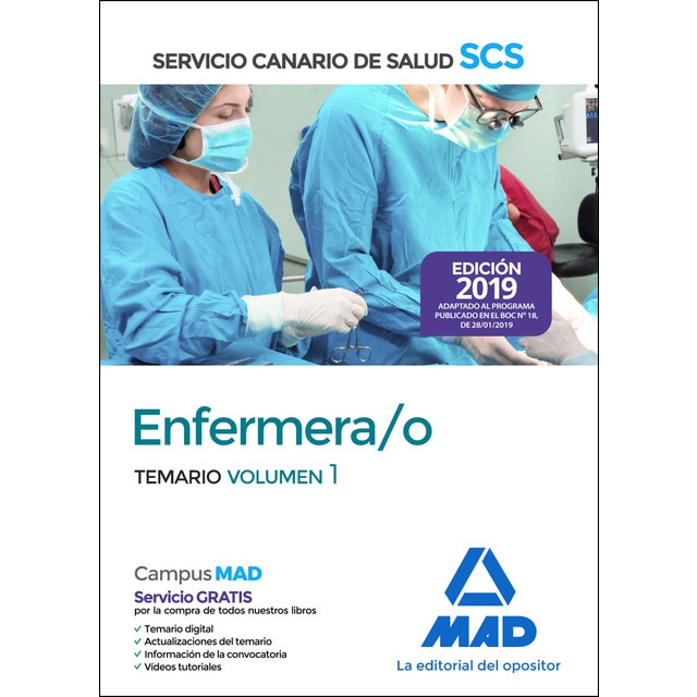 Enfermera/o del servicio canario de salud. Temario volumen 1