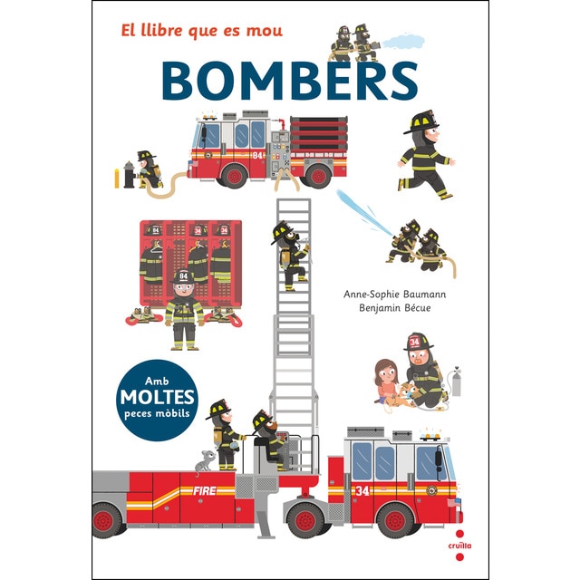 El llibre que es mou: bombers (Tapa dura)