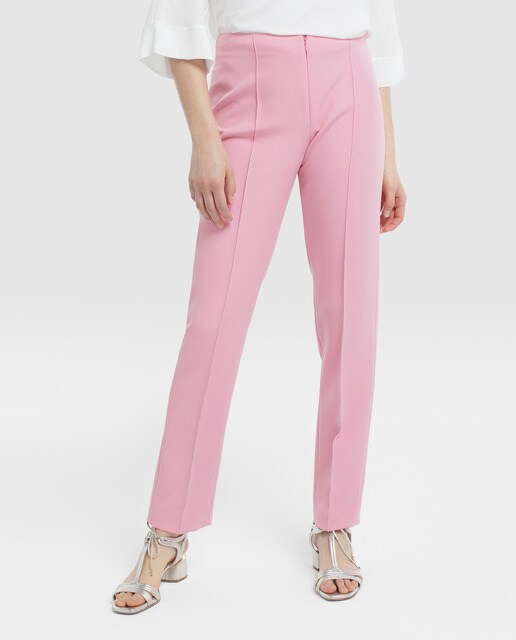 pink skinny trousers