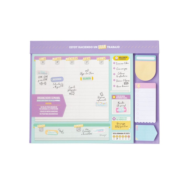 Organizador Semanal Mr. Wonderful Self Power Collection