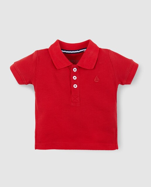 baby red polo shirt