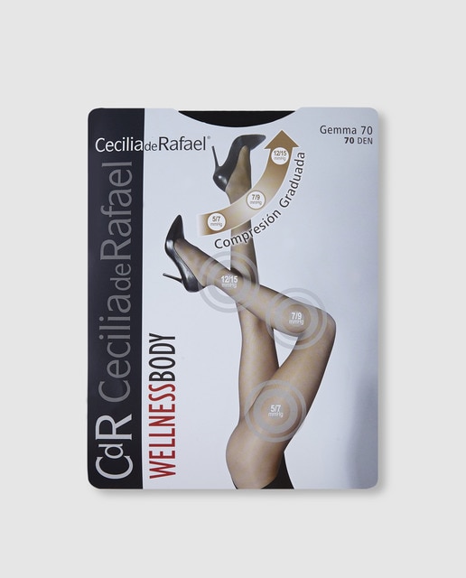 Collants de compressão graduados 70D