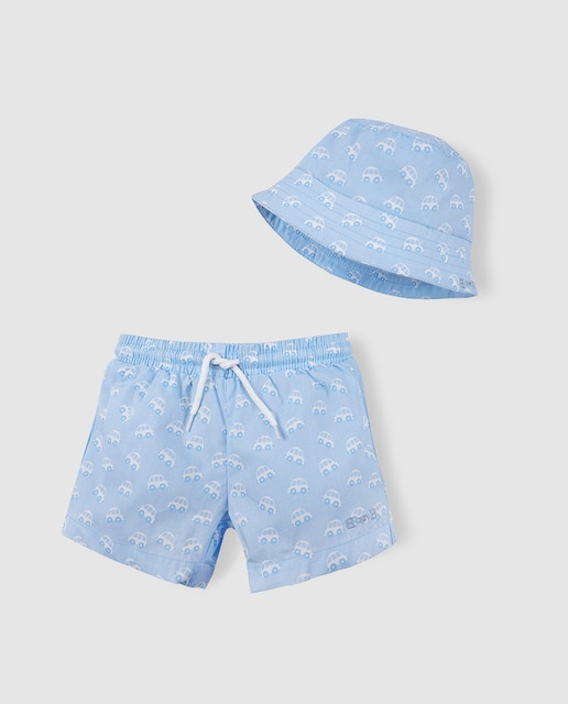 Maillot De Bain Bebe Garcon B Con B A Motif Voitures Mode El Corte Ingles