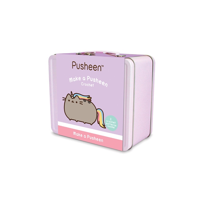 Maletin Metalico Kit Crochet Pusheen