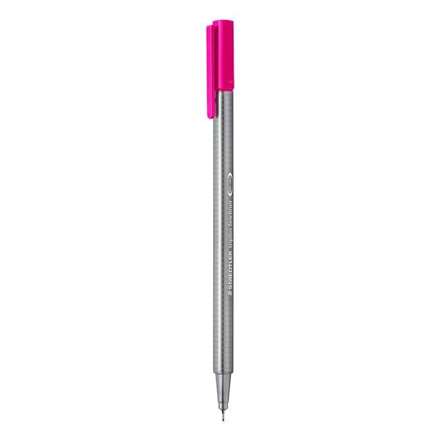 Rotulador Triplus Broadliner Staedtler Magenta.