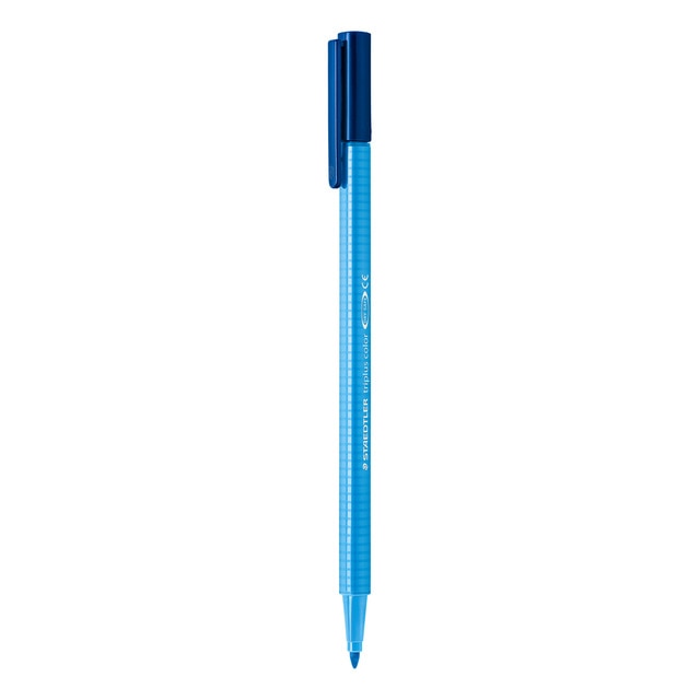 Rotulador Triplus Staedtler Azul Claro.