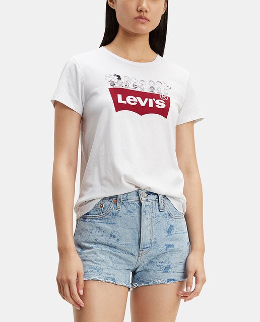 T shirt snoopy levis femme online