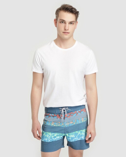 Rip Azul Bermuda De Estampado Bañador Hombre Curl CdsthrQx