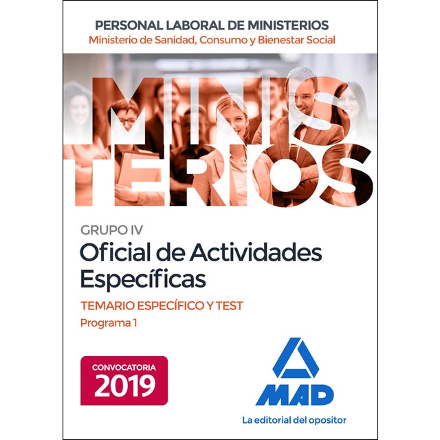 Oficial de actividades específicas del ministerio de sanidad, consumo y bienestar social. Temario específico y test programa 1.pdf