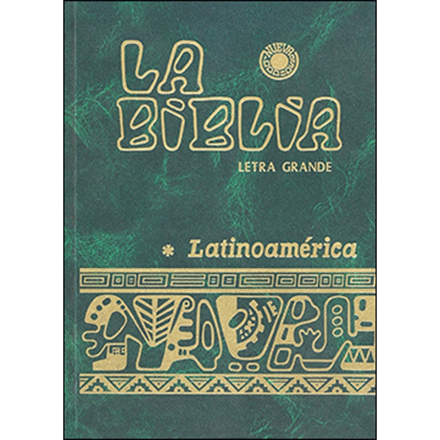 La biblia latinoamérica (letra grande cartoné color uñeros)