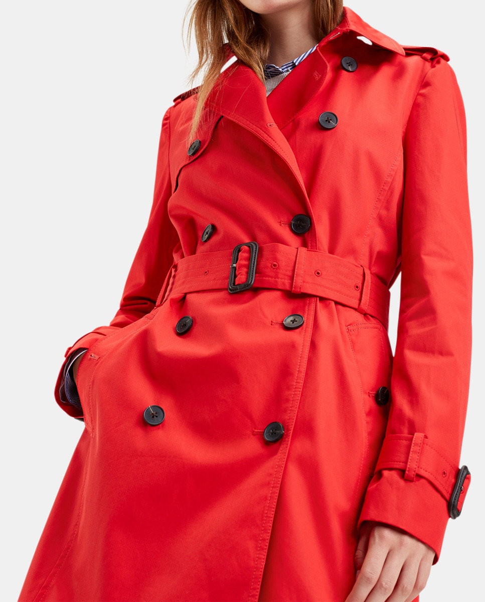 tommy hilfiger gabardina mujer