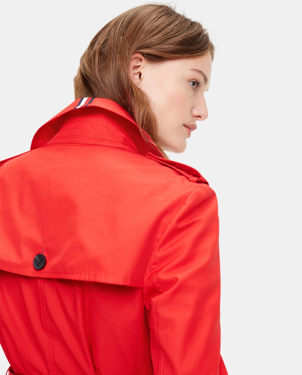 tommy hilfiger gabardina mujer