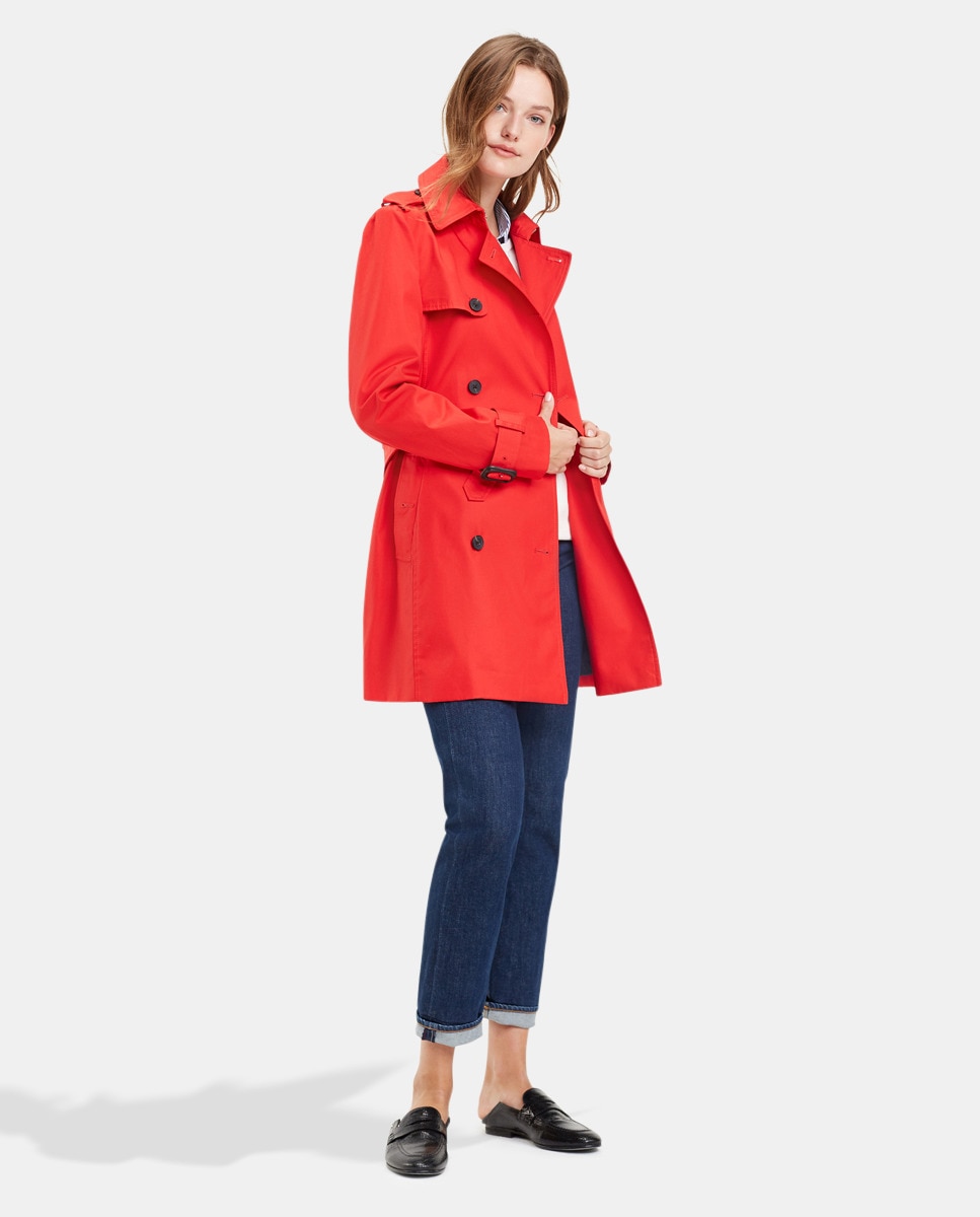 tommy hilfiger gabardina mujer