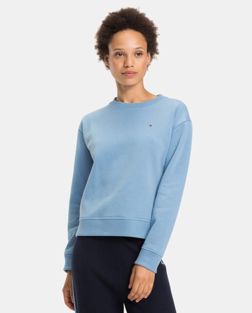 Bordado de la mariposa sudadera mujer blanco negro