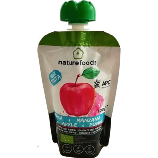 Naturefoods Polpa de Maçã Biológica embalagem 100 g