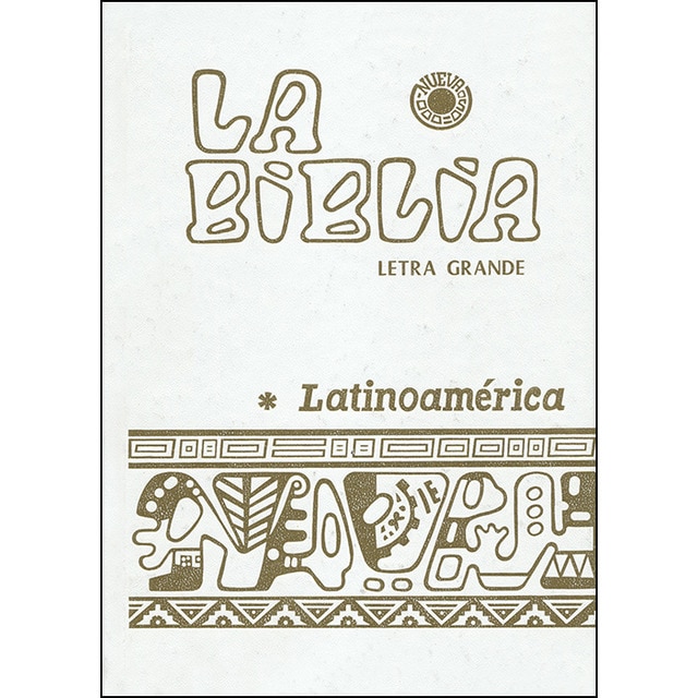 La biblia latinoamérica (letra grande cartoné blanca) (Tapa dura)