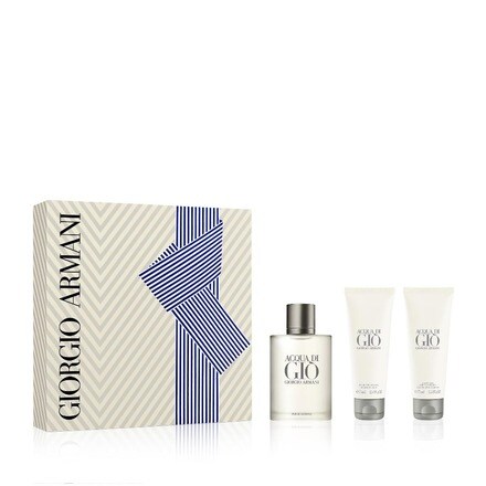 Coffret Acqua di Giò pour Homme Eau De Toilette 100ml + Gel de Duche 75 ml + After shave Bálsamo 75 ml Giorgio Armani