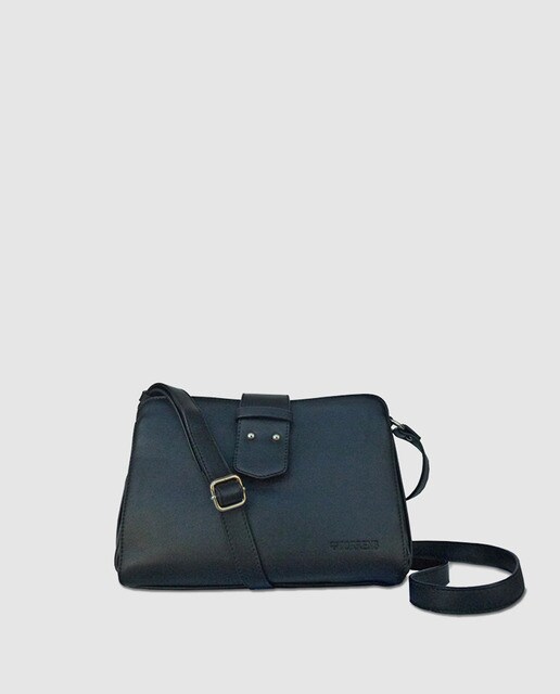 Mujer Bandolera En Negro La Marca Con Grabado De Torrens hQdtsrCx