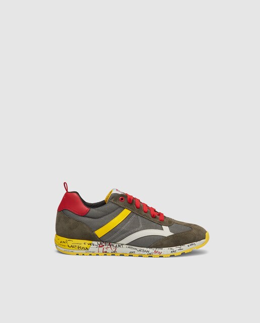 boys green trainers