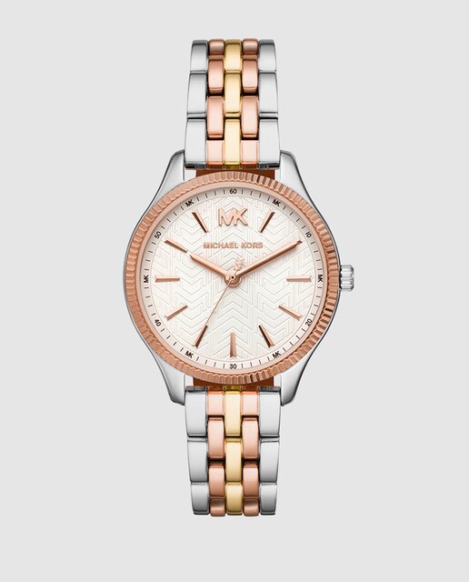 Relojes y smartwatch mujer · Moda · El Corte Inglés · 35 Reloj de mujer Guess Tri Glitz W1142L4 de malla de acero