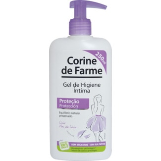 Corine de Farme Gel de Higiene Íntima Protecção embalagem 250 ml