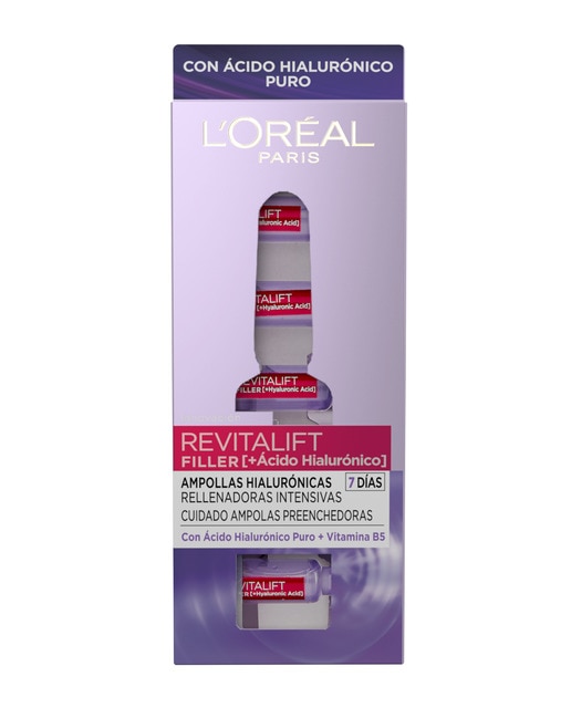 Ampollas Hialurónicas Rellenadoras intensivas [Con Ácido Hialurónico] Revitalift Filler L'Oréal Paris