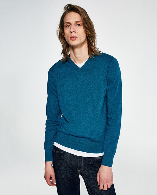 turquoise mens sweater