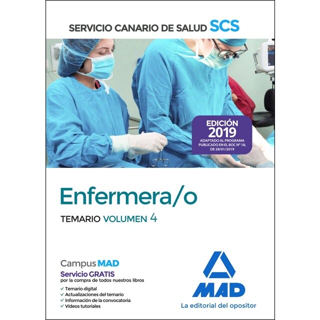 Enfermera/o del servicio canario de salud. Temario volumen 4