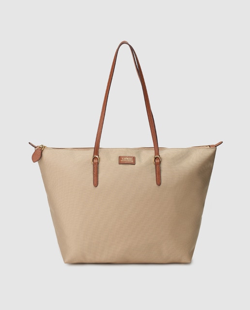 ralph lauren beige bag