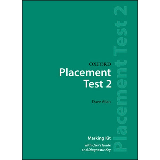 Oxford placement tests 2. Marking kit test revised ed (Tapa blanda)