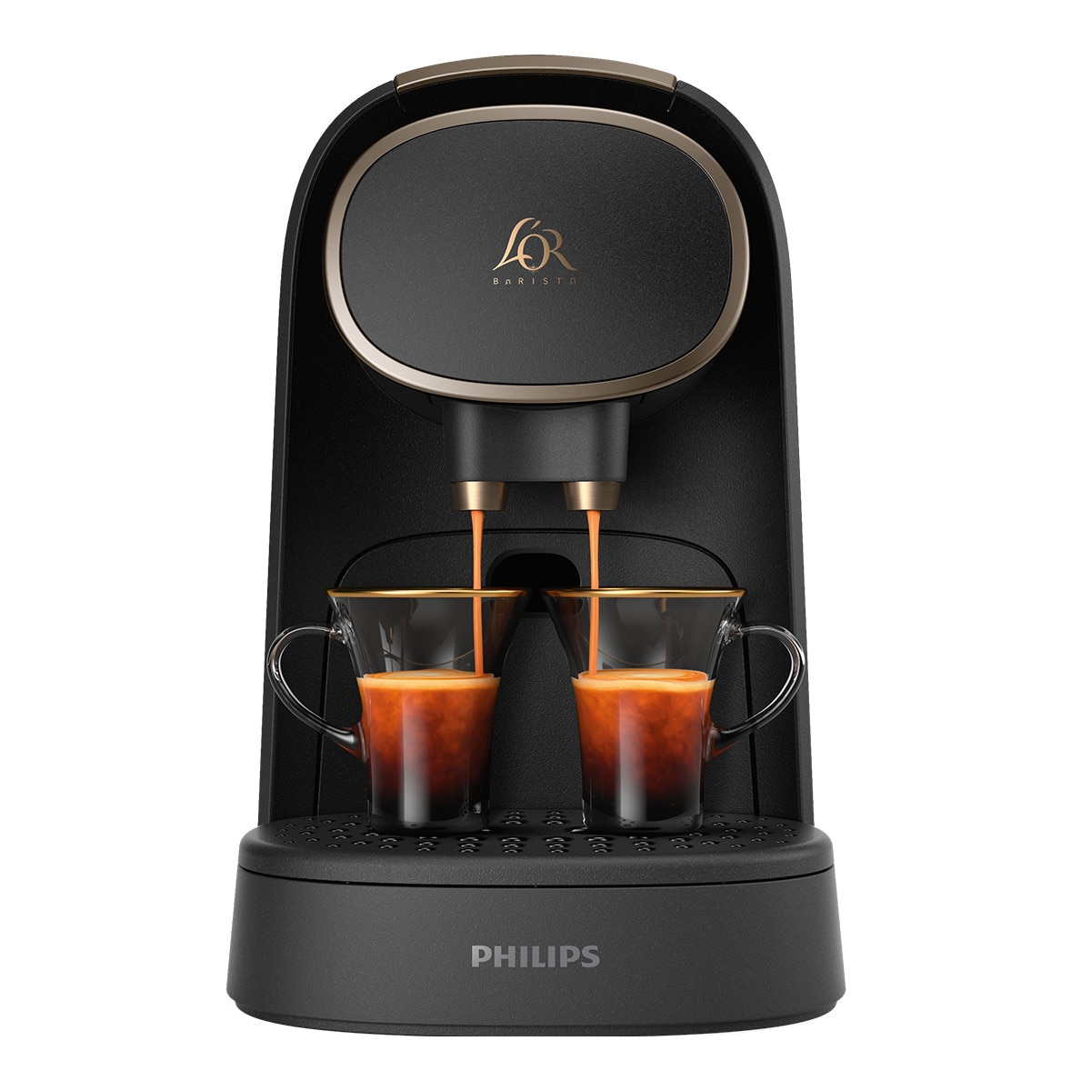 Cafetera espresso automática Philips L'OR Barista System Premium LM8016/90 para cápsulas L'OR y Nespresso