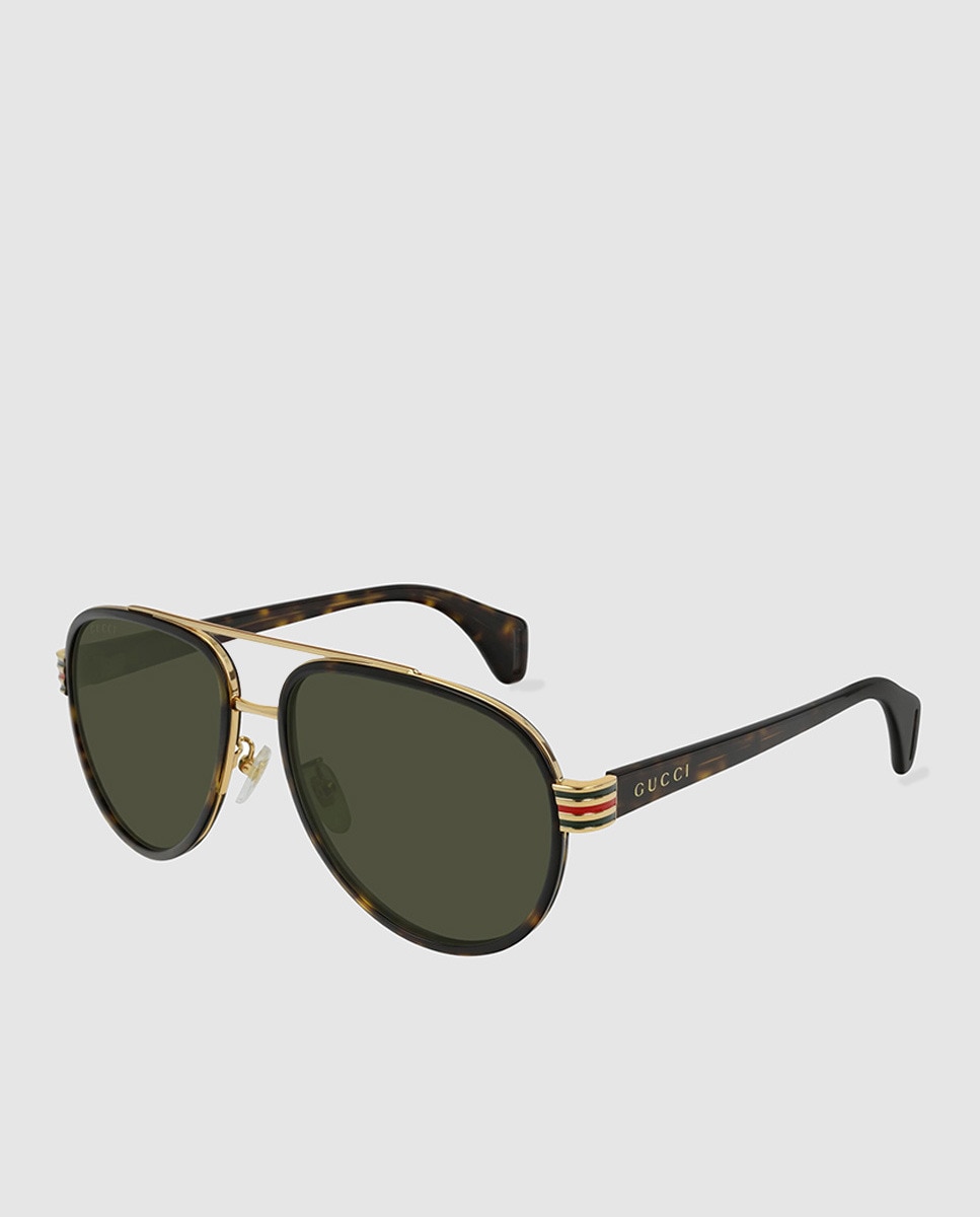 Gafas De Sol De Hombre Gucci Aviador De Acetato Havana · Gucci · Moda · El Corte Inglés 9181