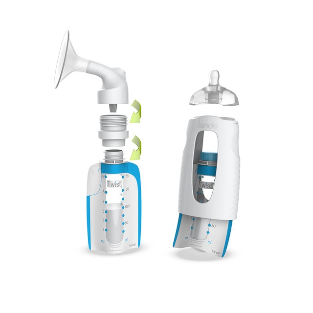 Kit de prueba de Lactancia Twist Babymoov blanco/transparente/azul