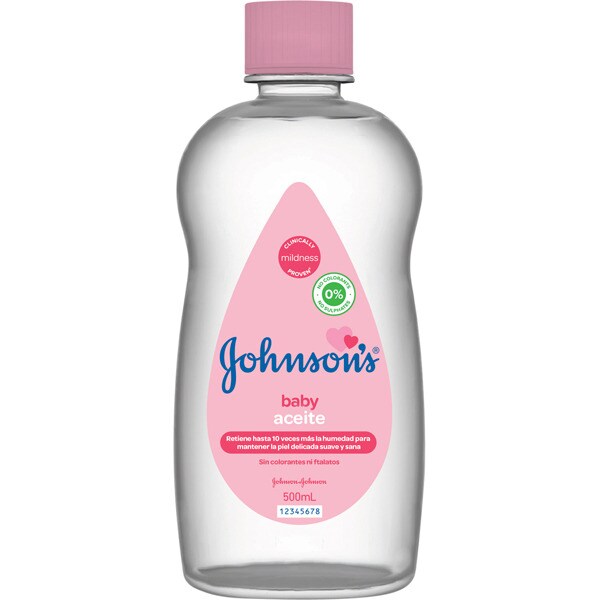 Buy Body oil flask 500 ml · JOHNSON'S BABY · Supermercado El Corte Inglés