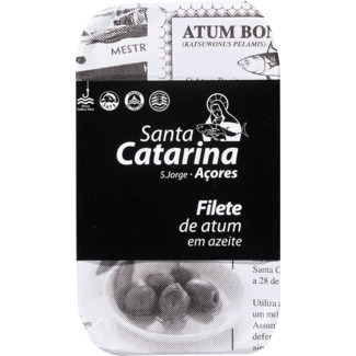 Santa Catarina Filetes de Atum em Azeite lata 120 g