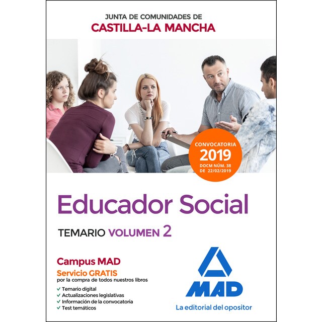 Educador social de la junta de comunidades de castilla-la mancha. Temario específico volumen 2.pdf